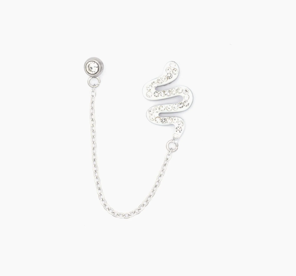 Double Snake Ohrring