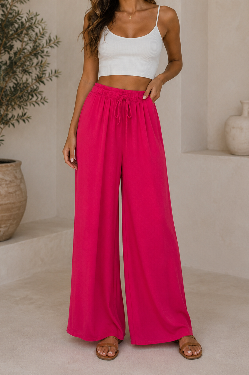 Lockere Hose Pink