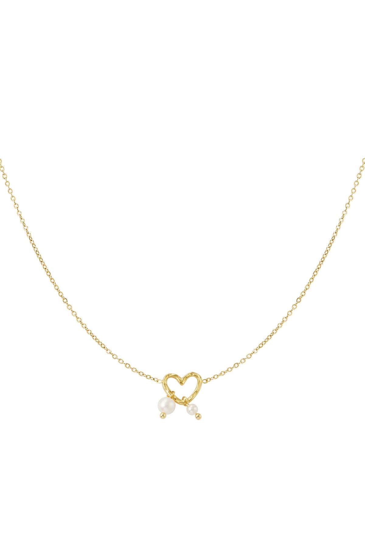 Pearly Heart Halskette